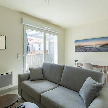 Bel Neuf A Plage, 400m De L'ocean, 2 Etoiles, 4 Pers, Parking, Balcon, Equipe - Fr-1-50-136 Apartment